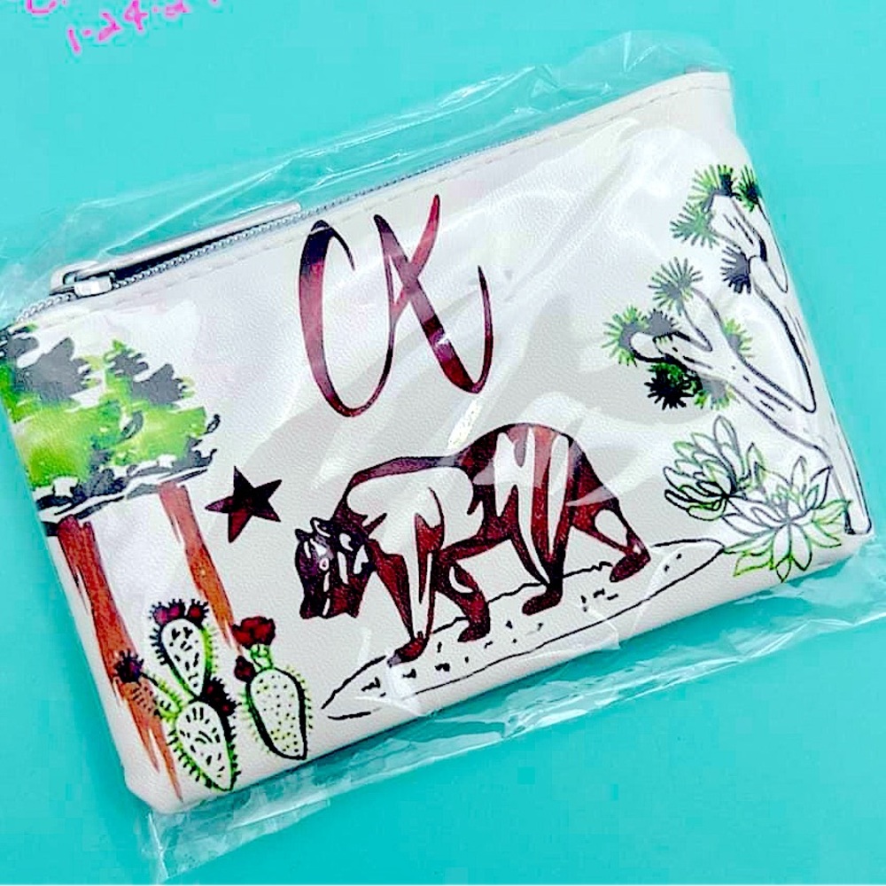 Starbucks California Change Purse Wallet Keychain Wristlet Coffee Shop Pouch